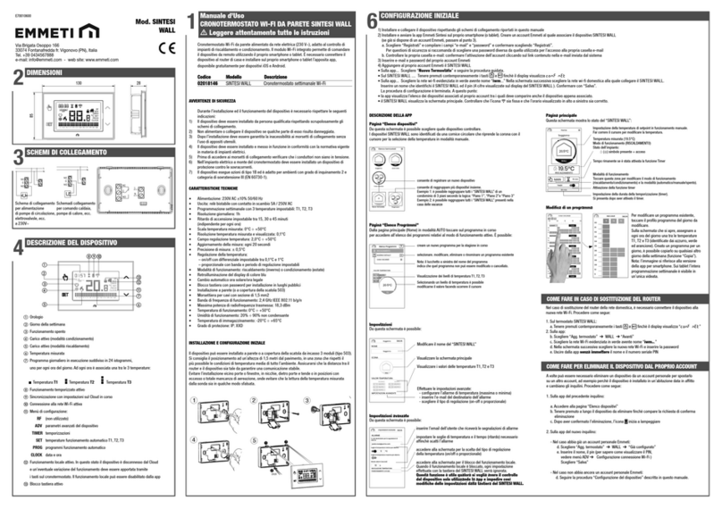 emmeti Sintesi Wall user manual