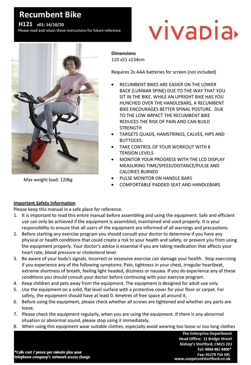 Vivadia H121 User manual