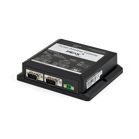 Peak PCAN-Wireless Gateway user manual