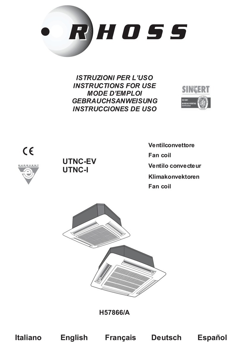 RHOSS UTNC-EV Instructions for use