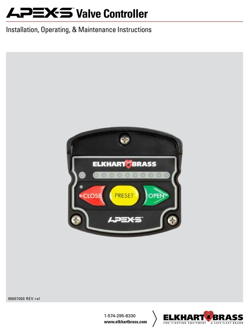ELKHART BRASS APEX-S Installation, operating,  & maintenance instructions
