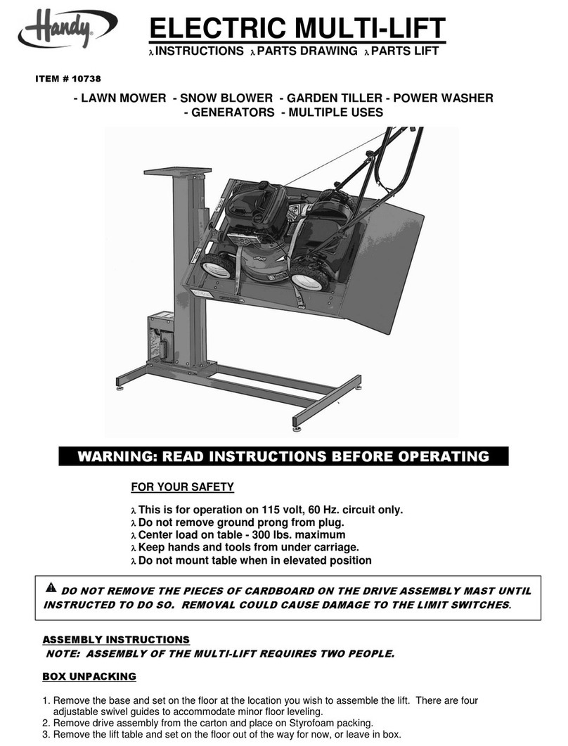 The Handy 10738 instructions