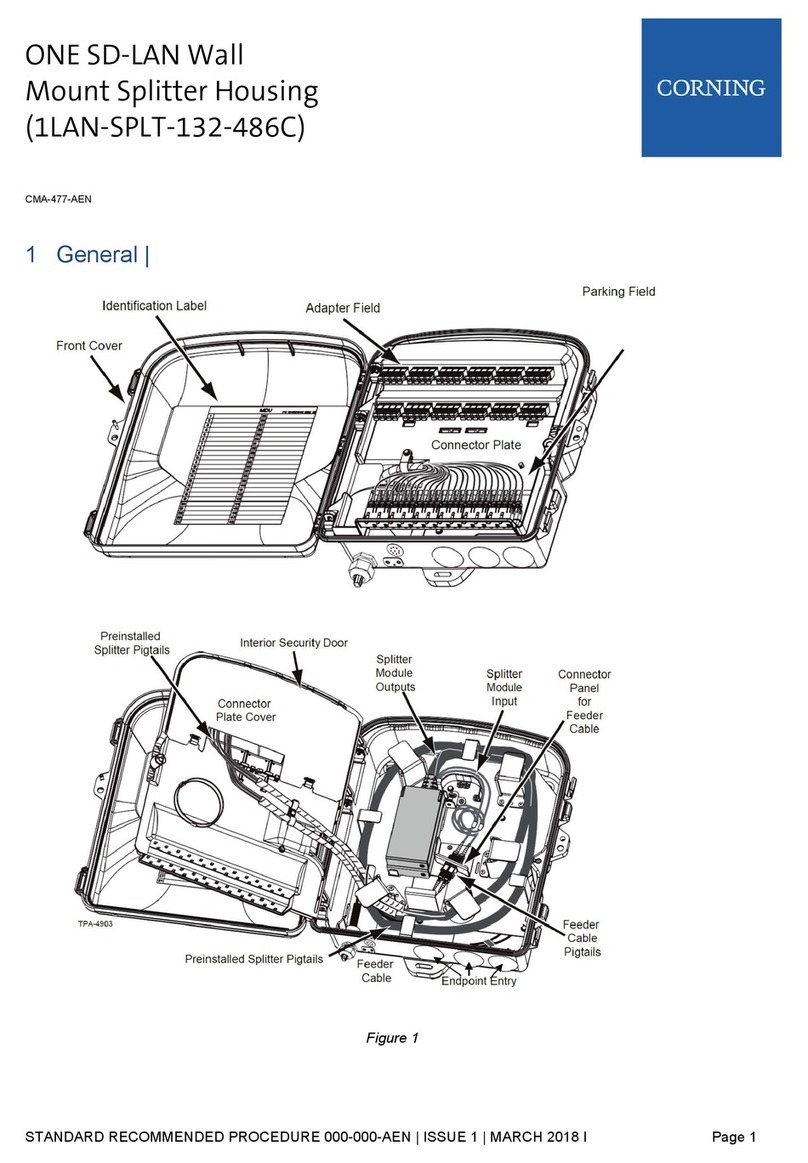 CORNING 1LAN-SPLT-132-486C User manual