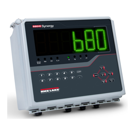 Rice Lake Synergy 680HE Technical manual