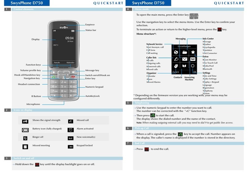 Swyx SwyxPhone D750 User manual