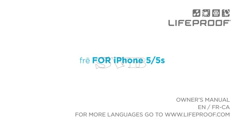 LifeProof FRE owner's manual