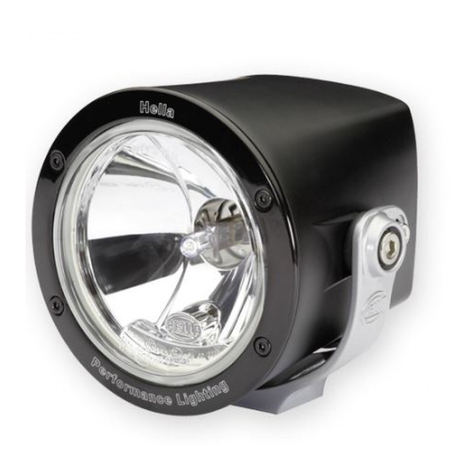 Hella LUMINATOR X HALOGEN Mounting instructions