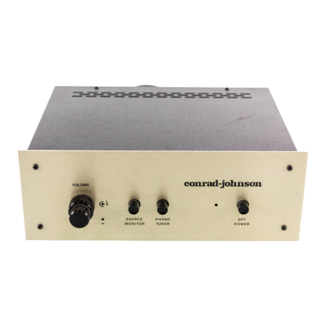Conrad-Johnson PV-3 User manual