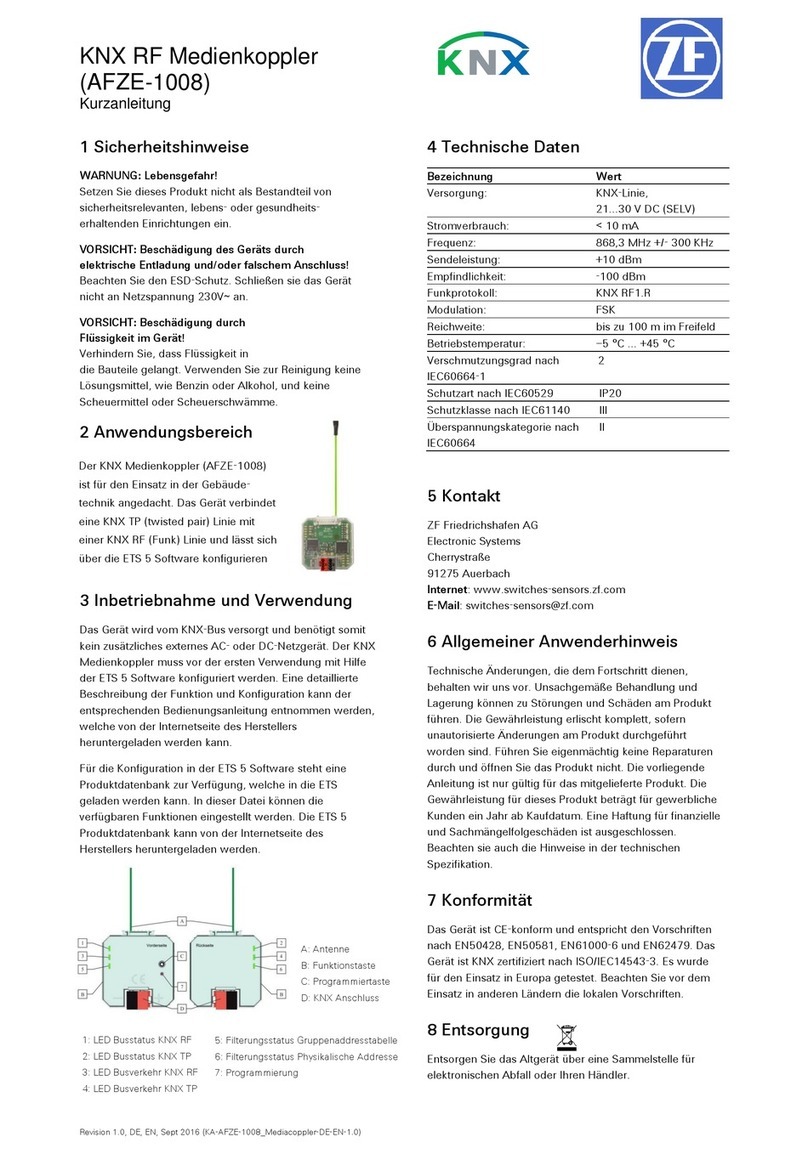 ZF AFZE-1008 User manual