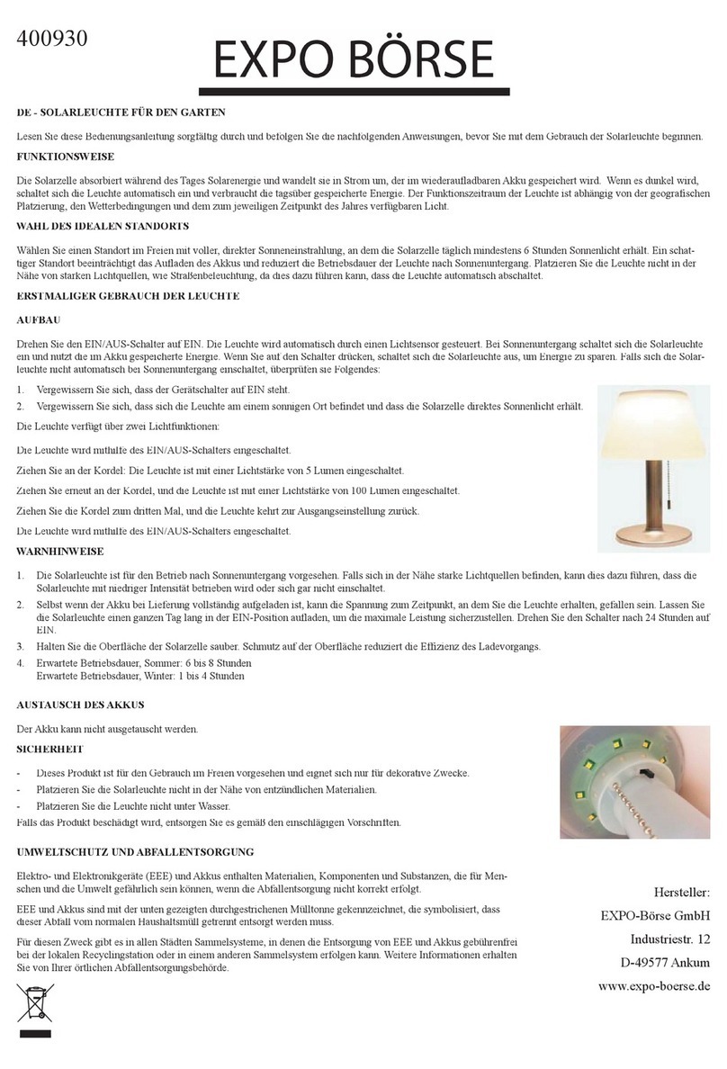 Expo Börse 400930 manual