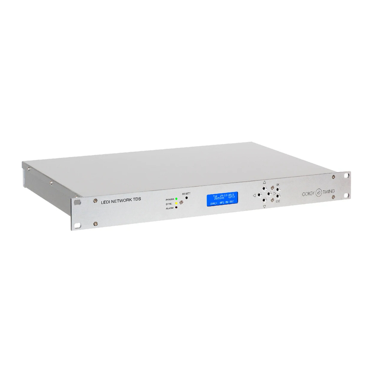 Gorgy Timing LEDI NETWORK TDS V1 User manual