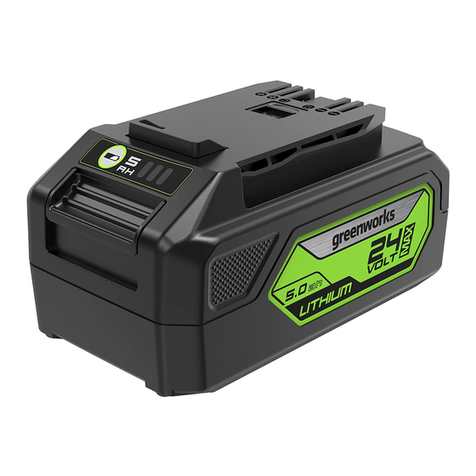 GreenWorks BAG711 User manual