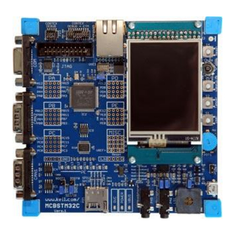 ARM Keil MCBSTM32C User manual