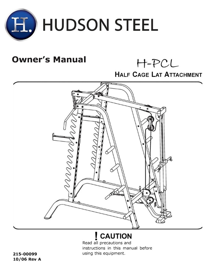 HUDSON STEEL H-PCL owner's manual