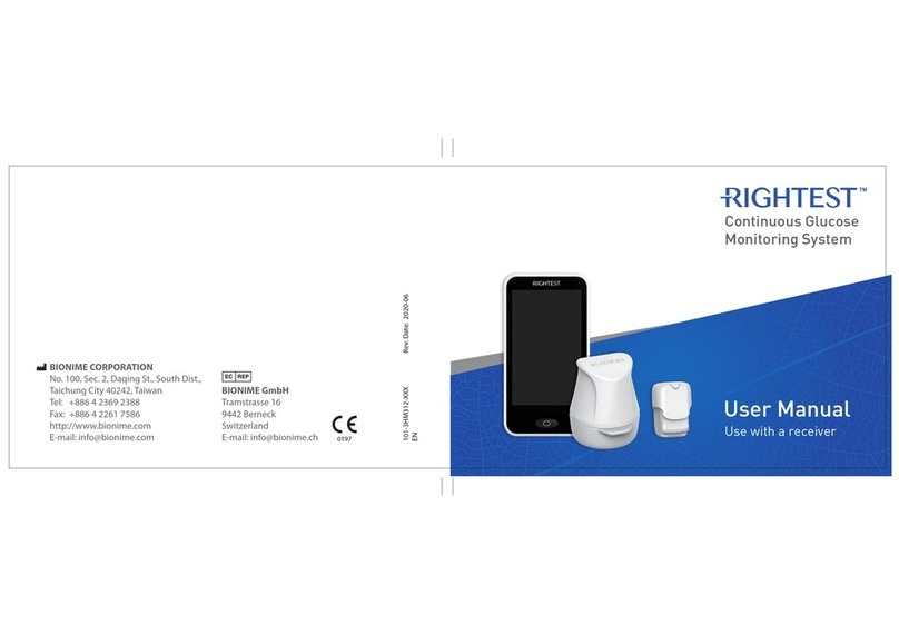 BIONIME RIGHTEST HR310 user manual
