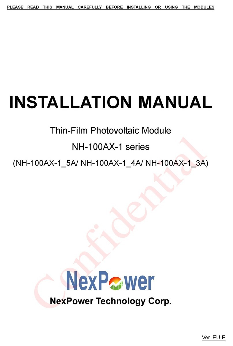NexPower NH-100AX-1 Series installation manual