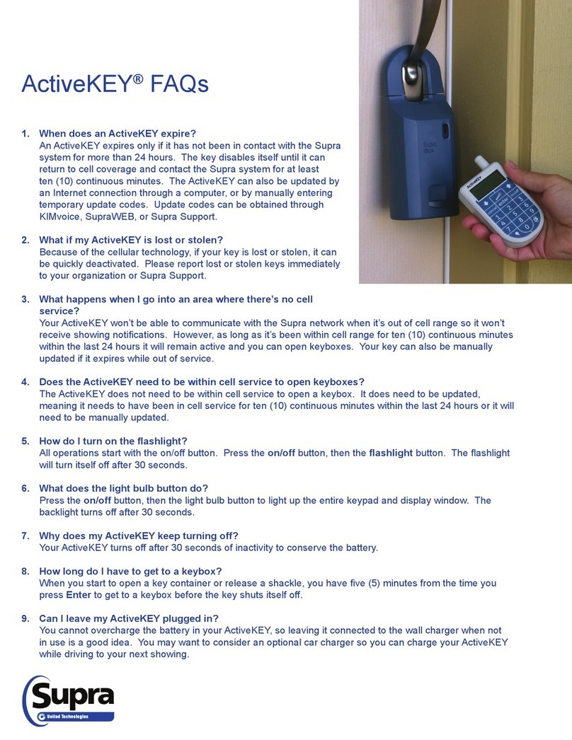 Supra ActiveKEY Faq