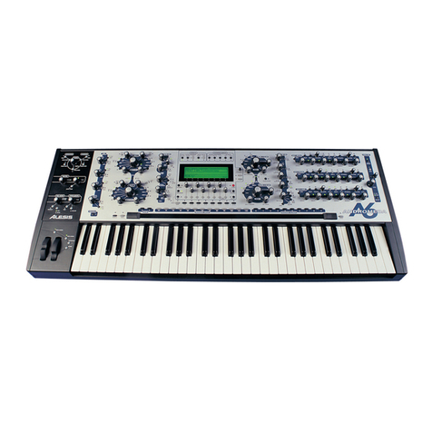 Alesis ANDROMEDA A6 Assembly instructions
