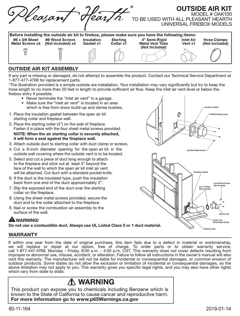 pleasant hearth OAK100 manual pleasant hearth OAK100 manual