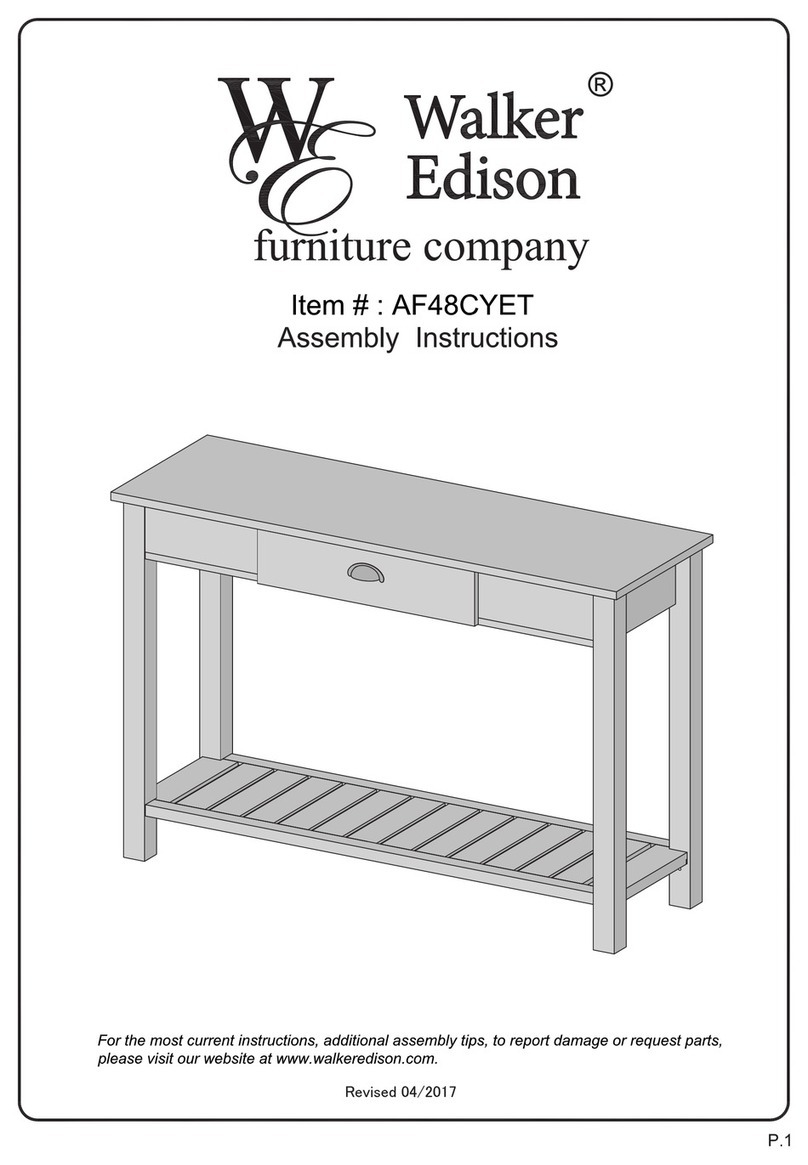 Walker Edison AF4 User manual