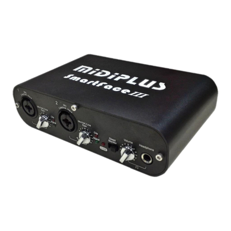 midiplus Smartface III User manual