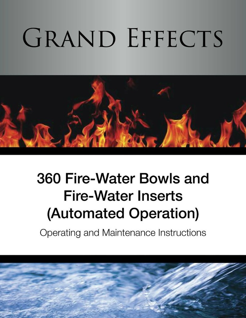 GRAND EFFECTS 42" Biltmore Operating and Maintenance Intructions GRAND EFFECTS 42" Biltmore Operating and Maintenance Intructions