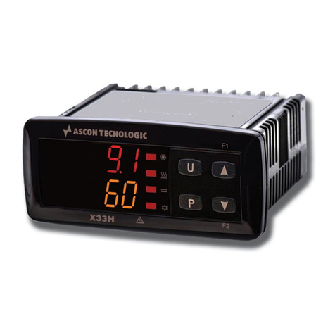 Ascon tecnologic X33H User manual