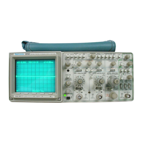 Tektronix 2232 User manual Tektronix 2232 User manual