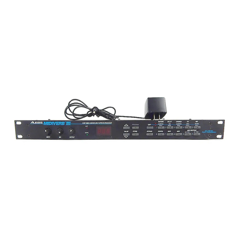 Alesis MidiVerb 3 Service manual