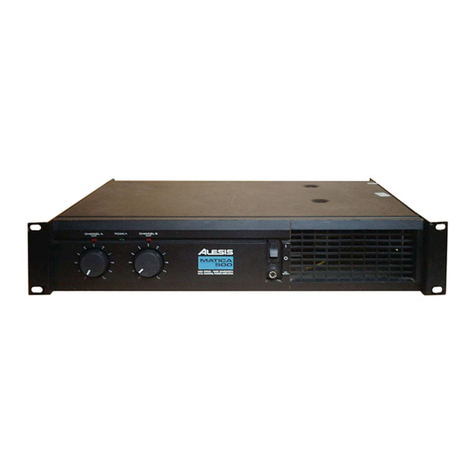 Alesis Matica 500 Service manual