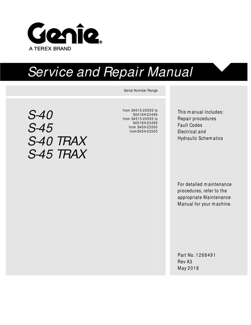 Terex Genie Lift Guard S-40 Installation and operating manual