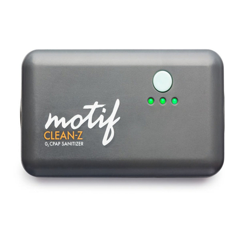 motif Clean-Z CPAP Ozone Sanitizer quick guide
