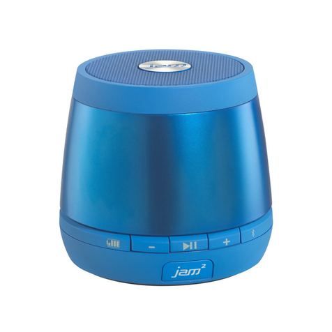 HMDX jam PLUS Instruction manual and  warranty information