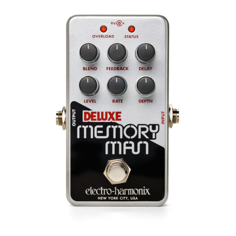 EHX DELUXE MEMORY MAN manual