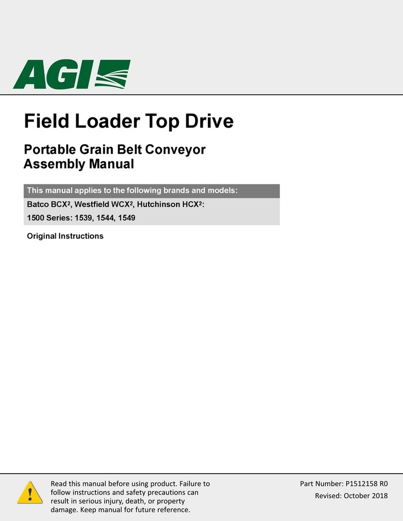 AGI WESTFIELD 1500 Series Assembly manual