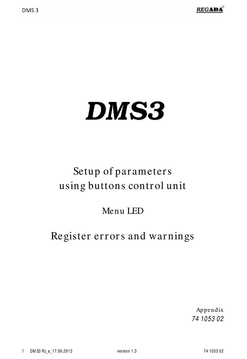Regada DMS3 Manual
