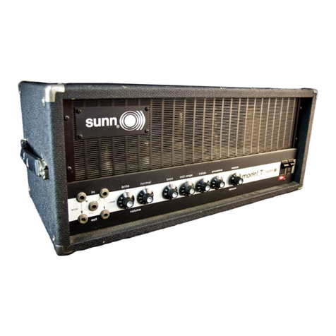 Sunn T instruction manual
