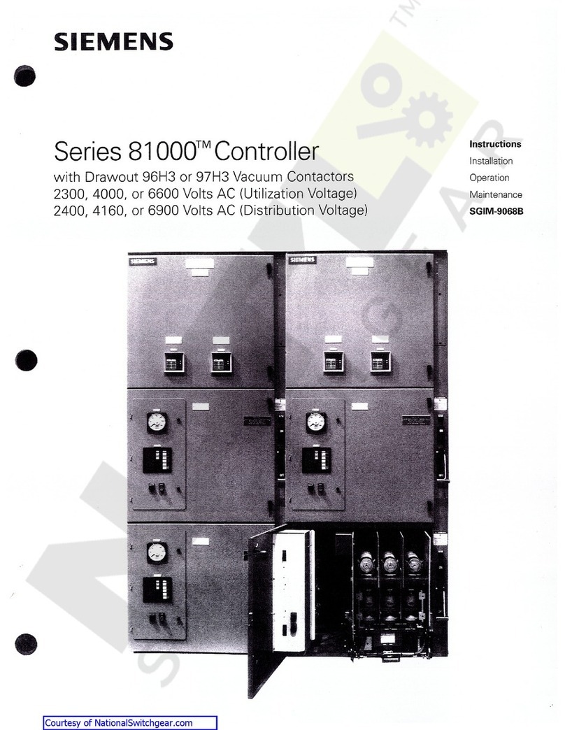 Siemens 81000 series User manual