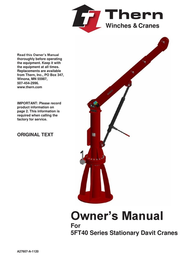 Thern 5FT40 Series owner's manual