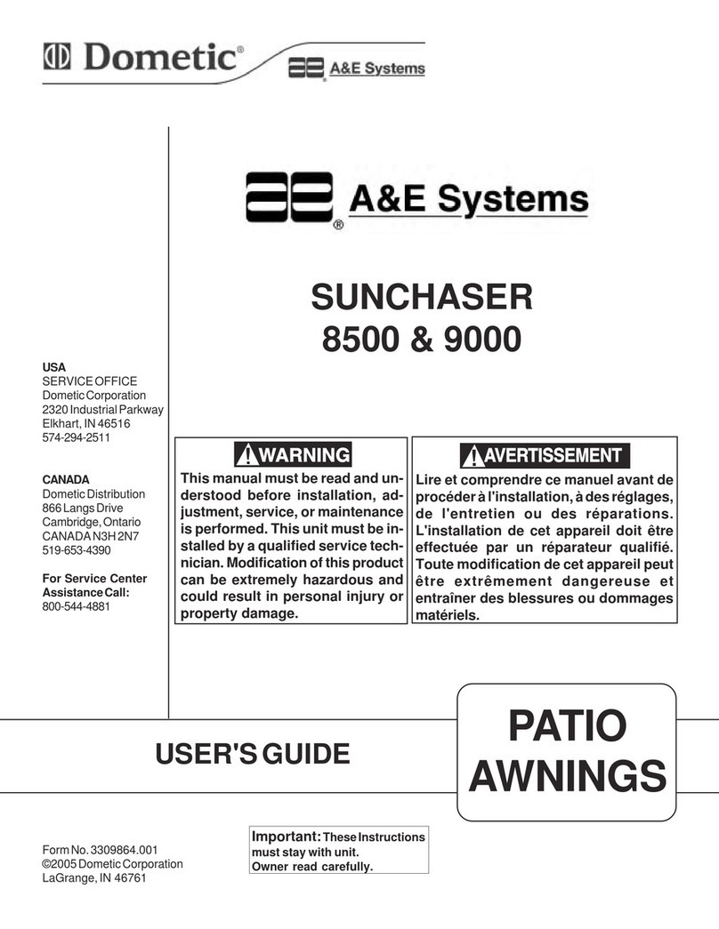 A&E Systems 8500 User manual