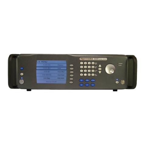 Giga-tronics 2400 series Owner's manual