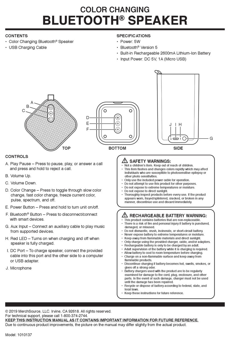 MERCHSOURCE 1010137 quick start guide