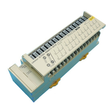 Omron G70D B7A Series User manual