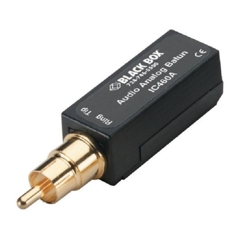 Black Box IC460A manual