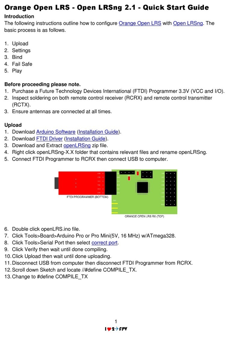 Orange RX Open LRS quick start guide