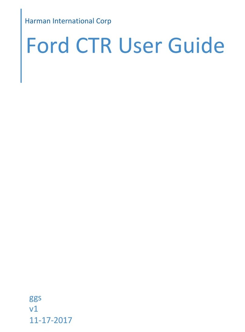 Harman CTR User manual