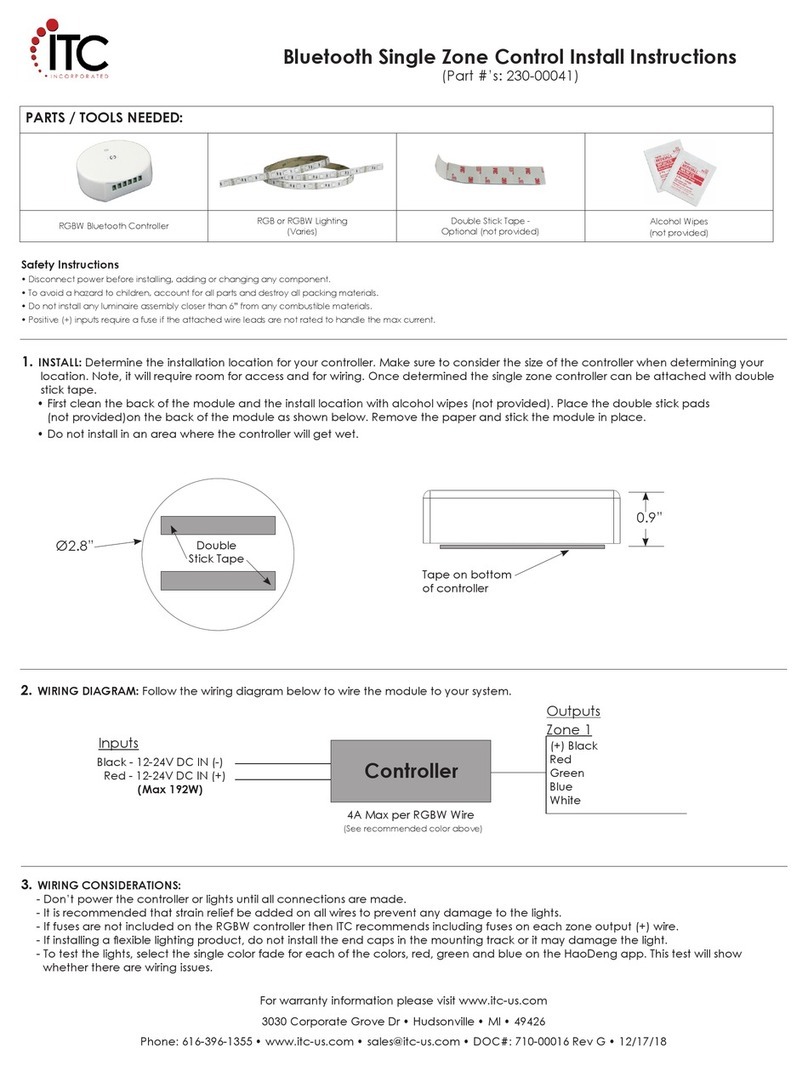 ITC 230-00041 Install instructions