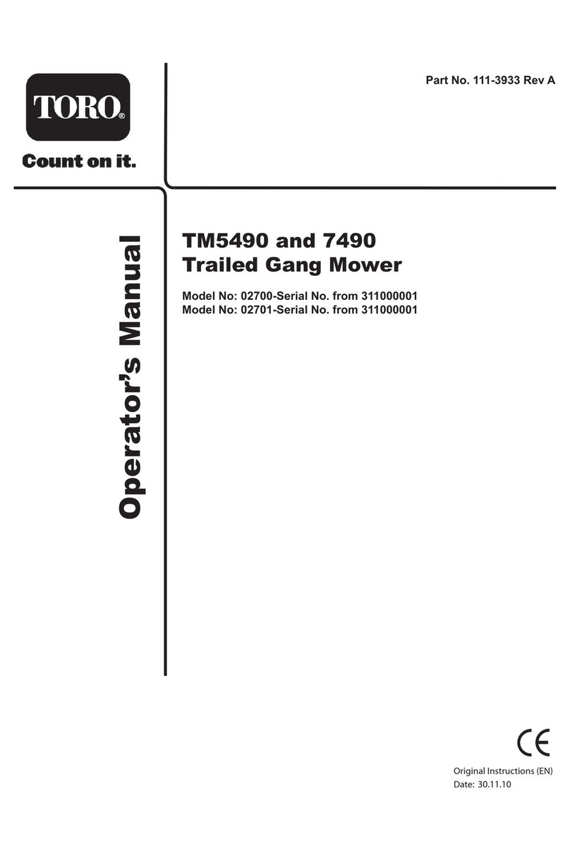 Toro TM5490 Operator's manual