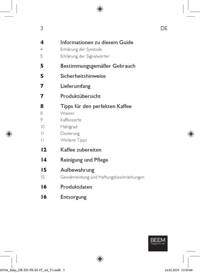 Beem WW-FE008 User manual