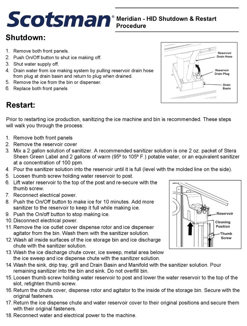 Scotsman Meridian HID Series manual